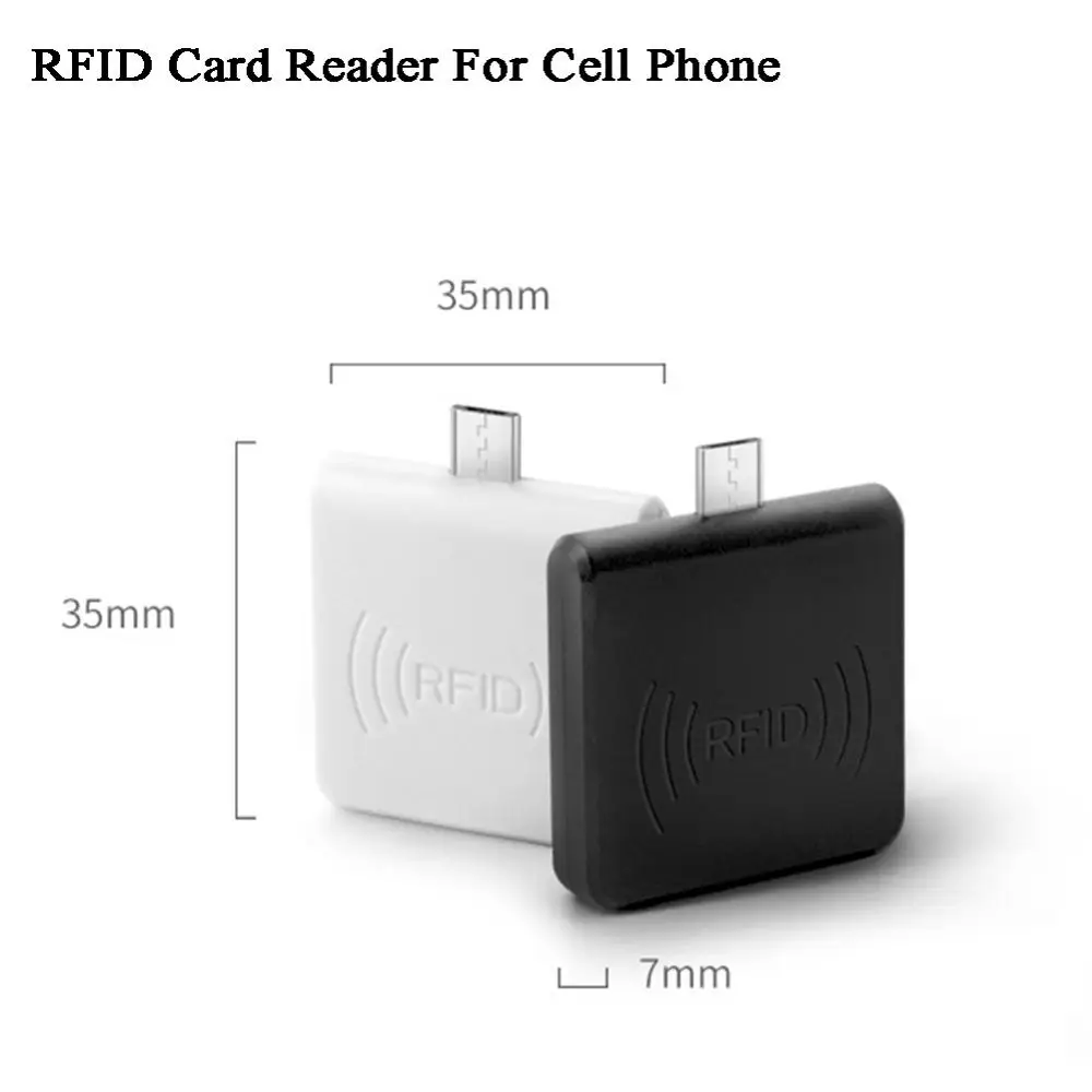 125 кГц/13 56 МГц Мобильный телефон NFC/IC/ID/кард ридер RFID считыватель порт Micro USB
