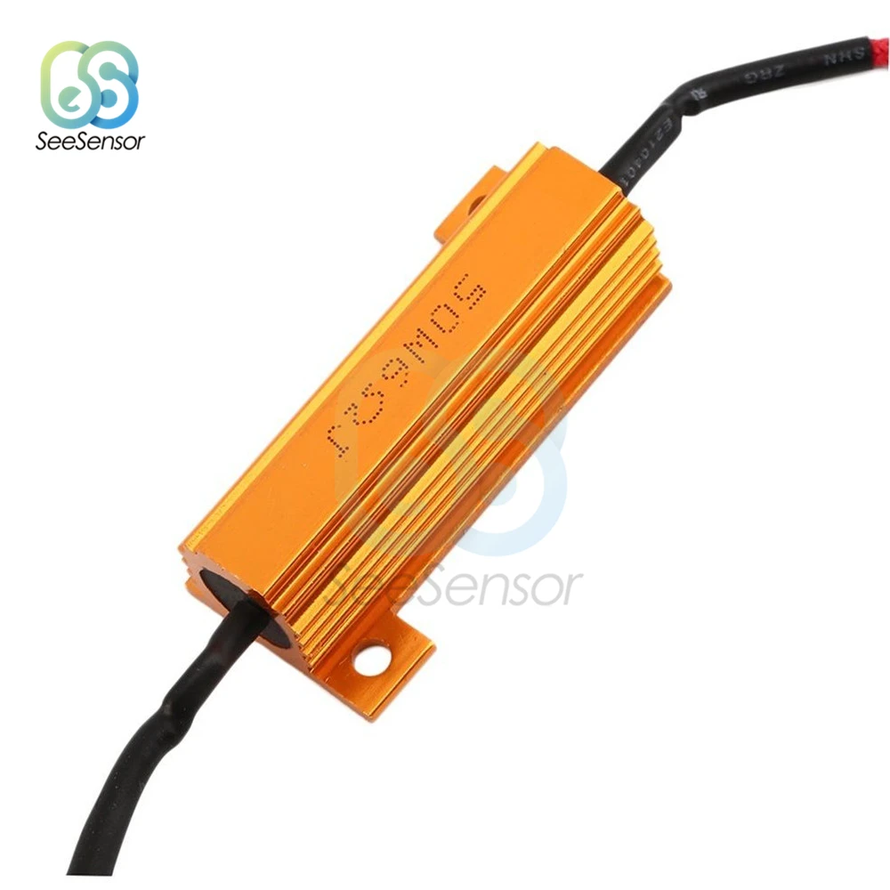 50 Вт 6 Ом светодиодный фонарь заднего стоп сигнала поворосветильник резистор