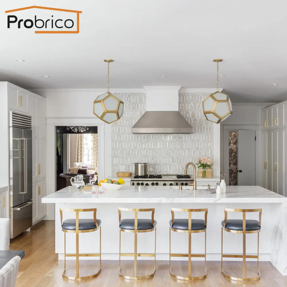 Ручки и ручки для шкафа Probrico золотые кухонные Длинные гардероба шкаф мебель