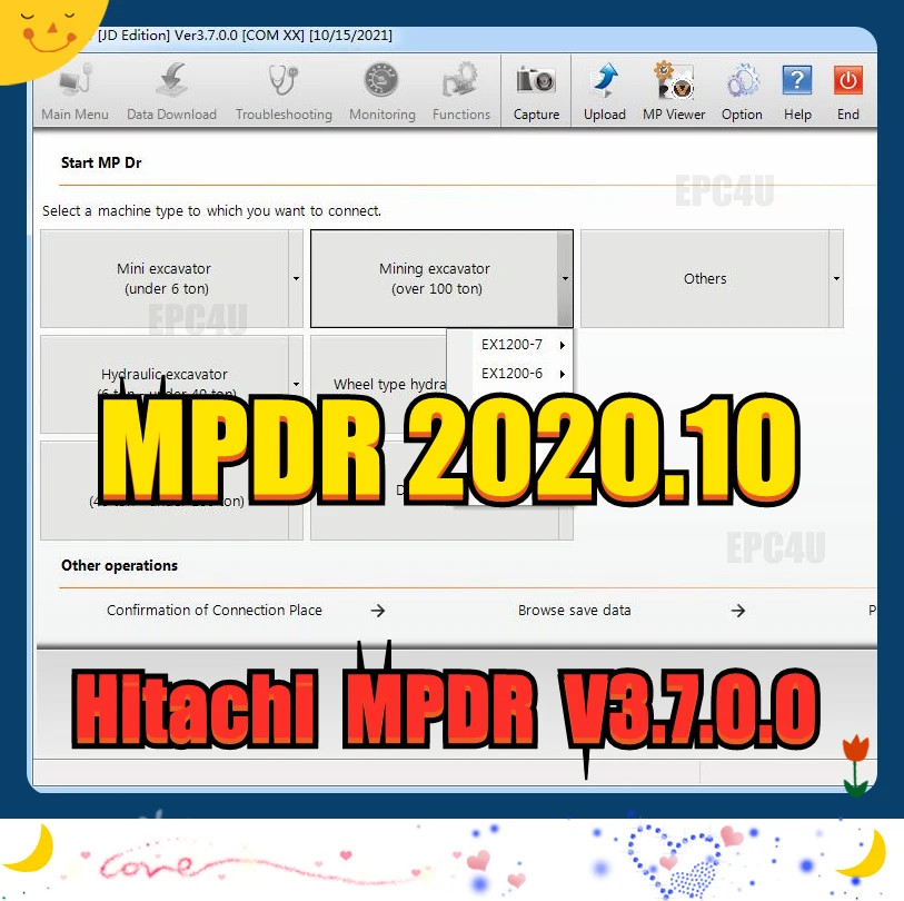 Строительная техника Hitachi MPDr Ver 3.7.0.0 [10 2020] истекает 2031 октября |