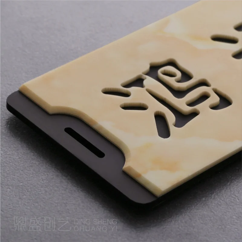 1 шт. акриловые цифры на двери в стиле ретро деревянные клейкой основе для