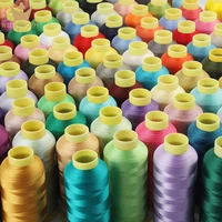 40wt 120d2 5000m polyester embroidery thread for brothersinger machine household sewing varity colors with good quality