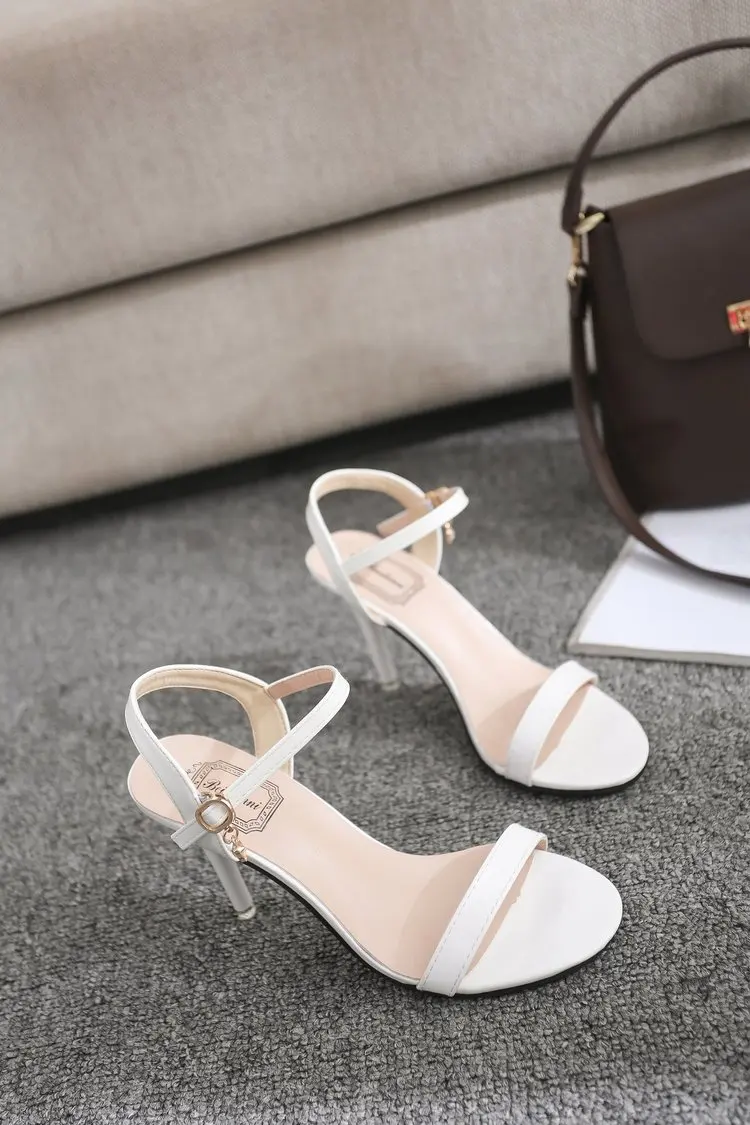 

20221 Fashion Ladies Sandals High Heels Ladies Summer Shoes Thin Section High Heels Ladies Dress Wedding Open Toe