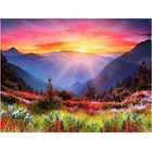 PhotoCustom масло Краски ing по номерам для взрослых, пейзажа 60x75 см DIY Краски по номерам на холсте выполненные вручную Краски ing Dec
