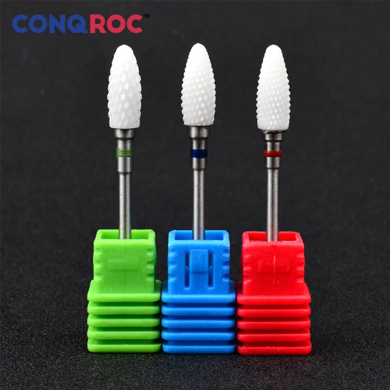 Керамическая фреза абразивная шлифовальная насадка для ногтей сверло 2 35 мм