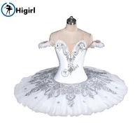 girls professional tutu white ballet costume adult white swan lake ballet tutu pancake tutu child tutu balletbt9082a
