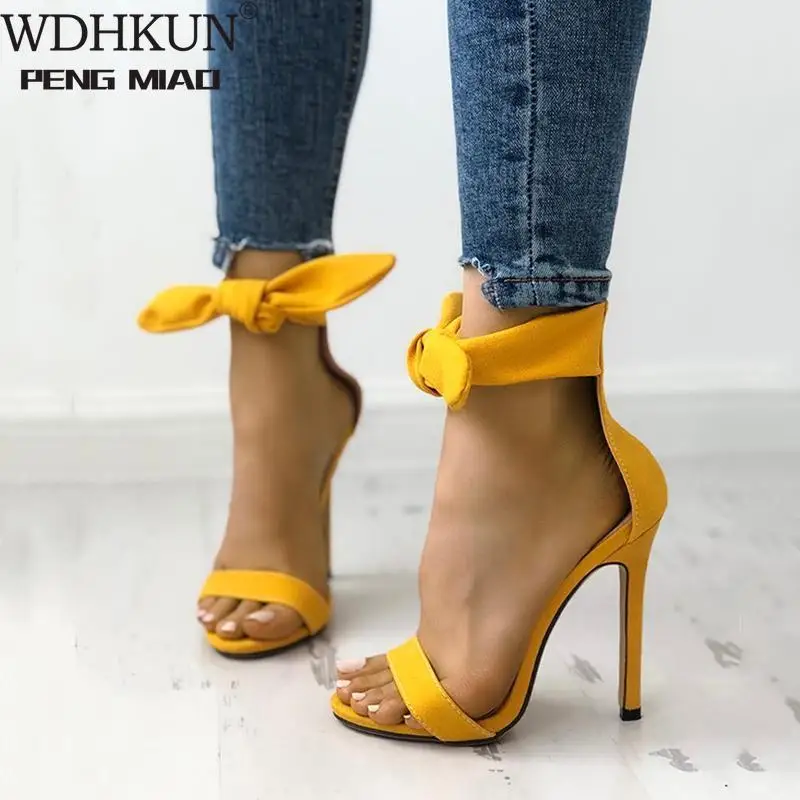 Новинка Брендовые дизайнерские замшевые босоножки на высоком каблуке Сандалии