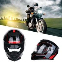 ghost black blue abs punk jiekai motorcycle helmets pratical horn full face racing helmet durable ramp face racing helmet