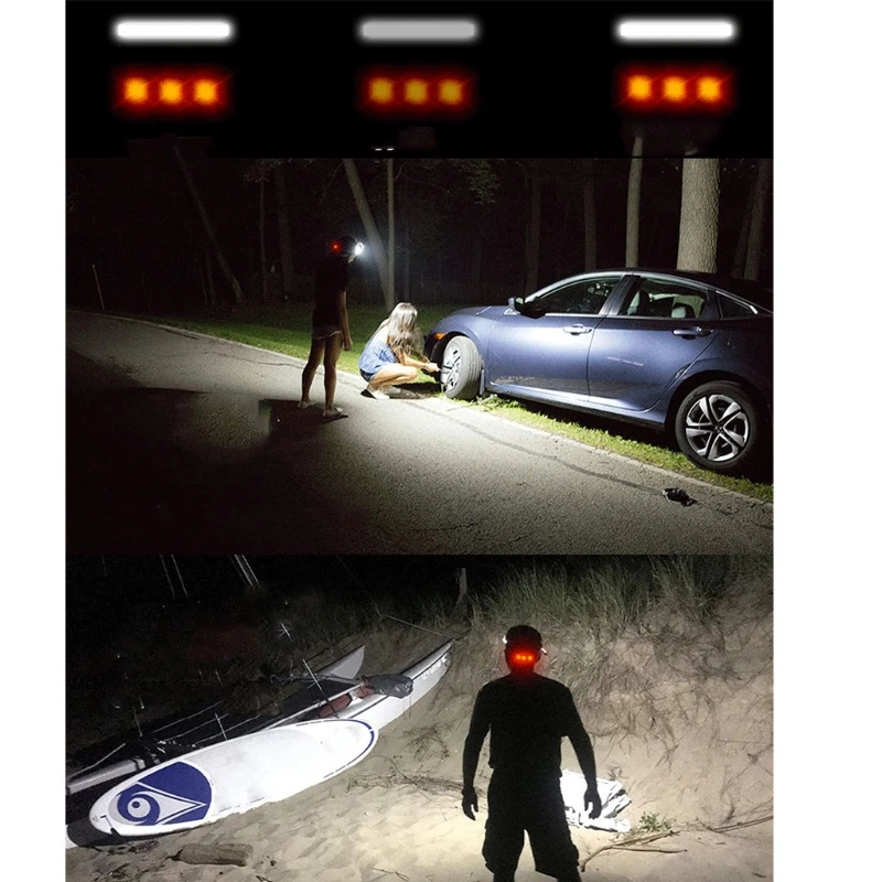

Outdoor Camping Climbing COB Emergency Light Night Fishing Headlight Running