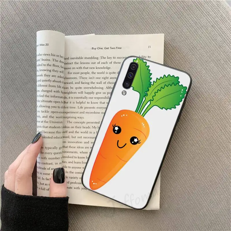 

carrot cartoon cute plant patten Phone Case For Samsung galaxy A S note 10 7 8 9 20 30 31 40 50 51 70 71 21 s ultra plus