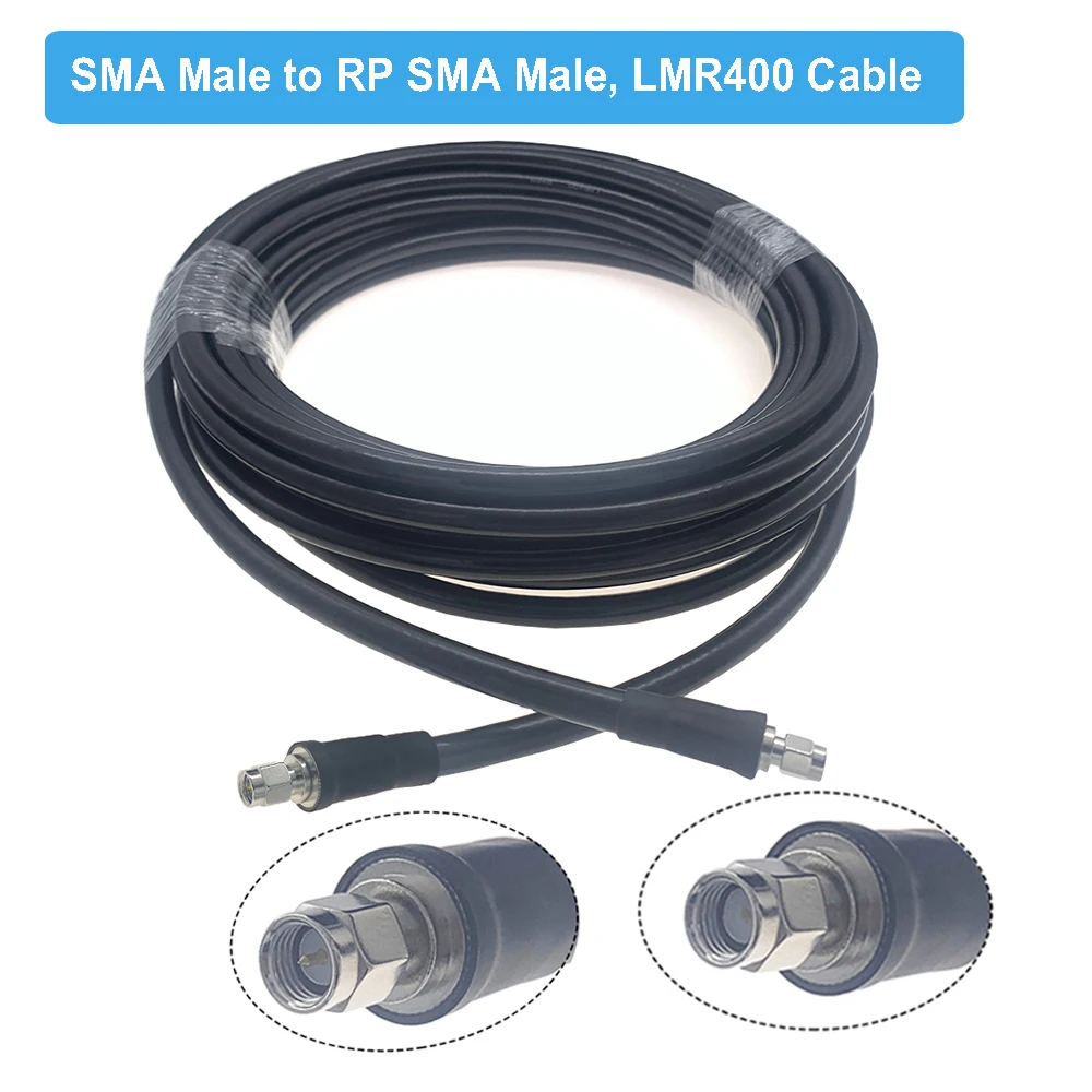 LMR400 кабель SMA разъем для Вилочная часть разъема 50 Ohm 50-7 низкие потери коаксиальный