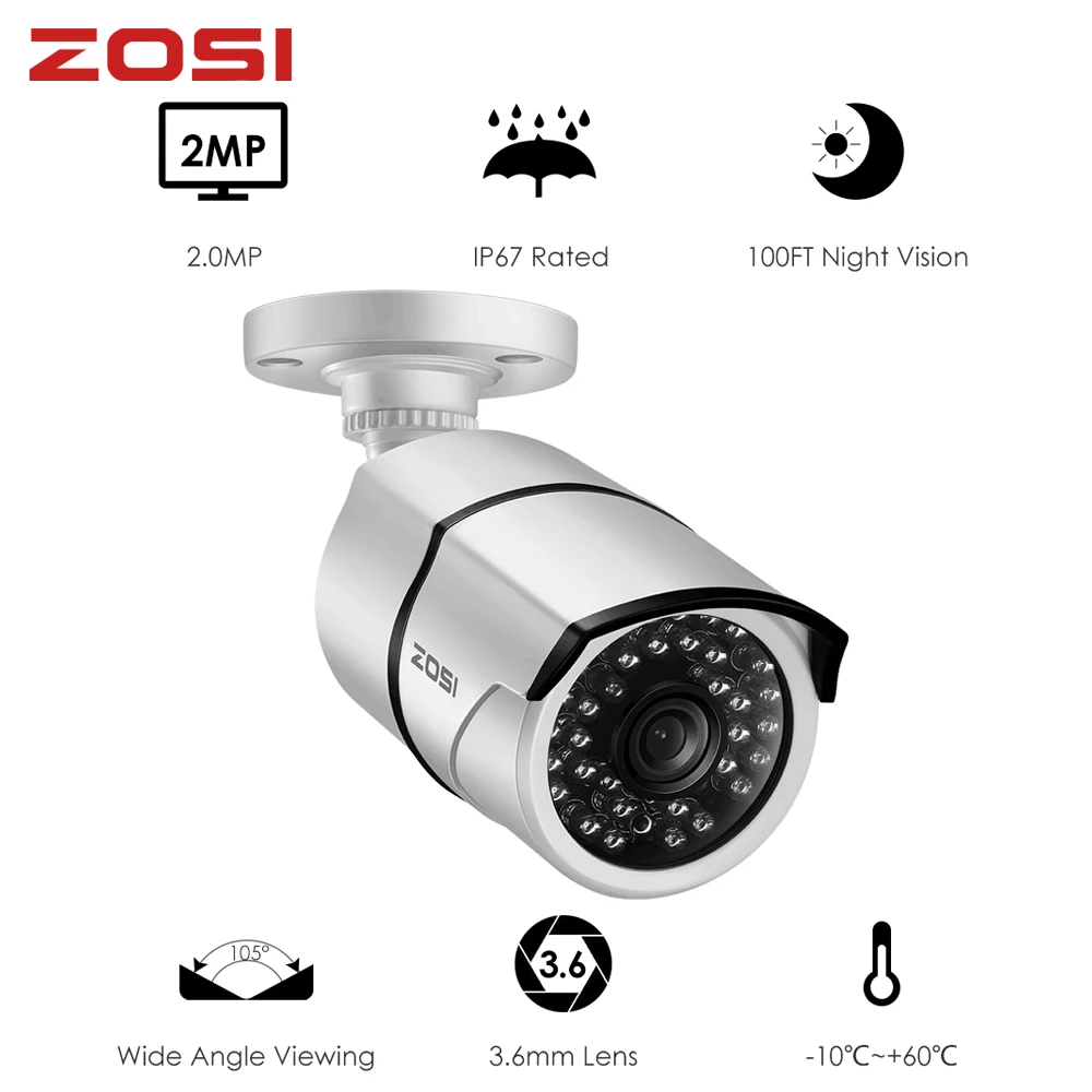 ZOSI провод- перезаряжаемая батарея ip-wifi камера 1080 P внутренняя камера видеонаблюдения широкий вид