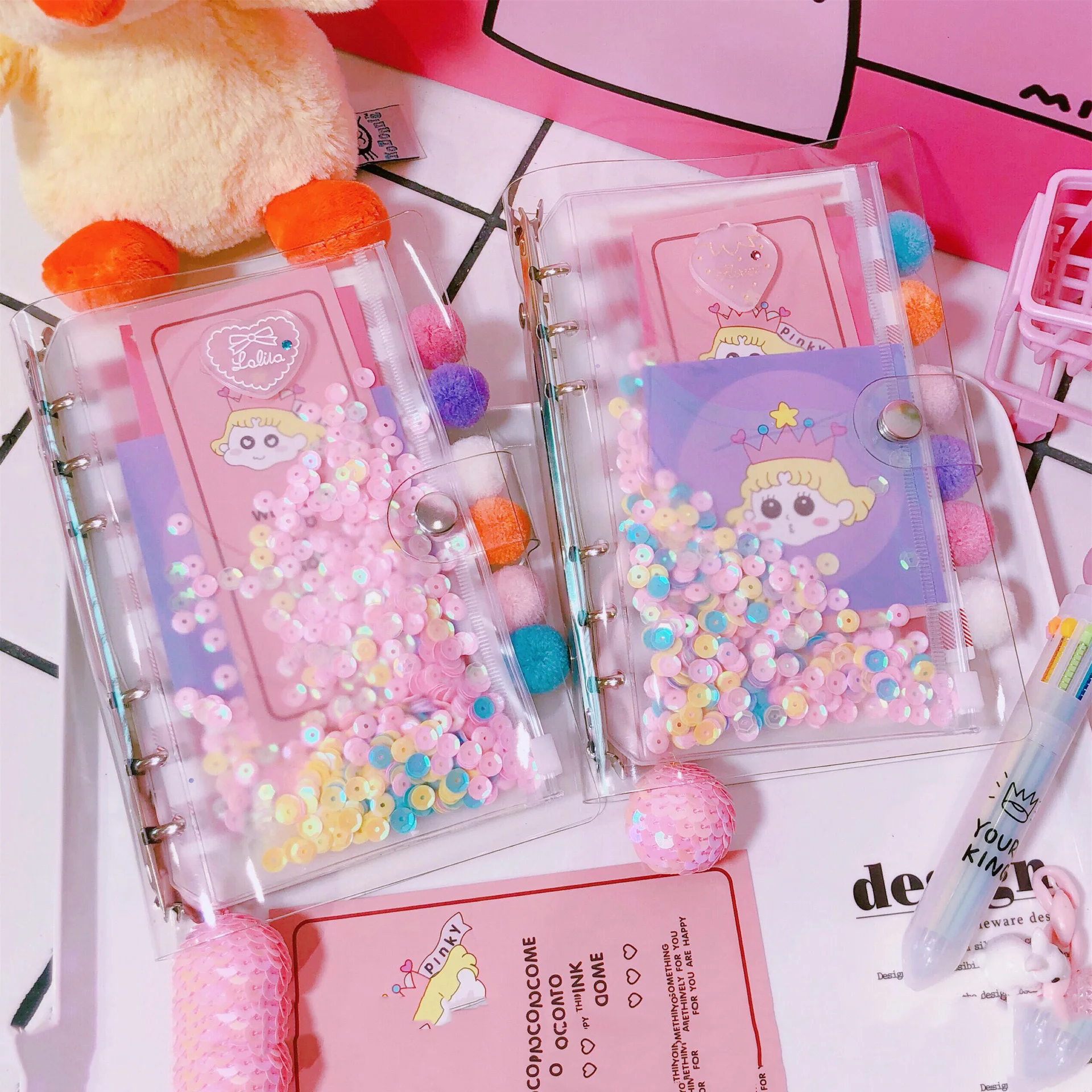 A6 Kawaii записная книжка для девочек студенческий дневник креативный мультфильм