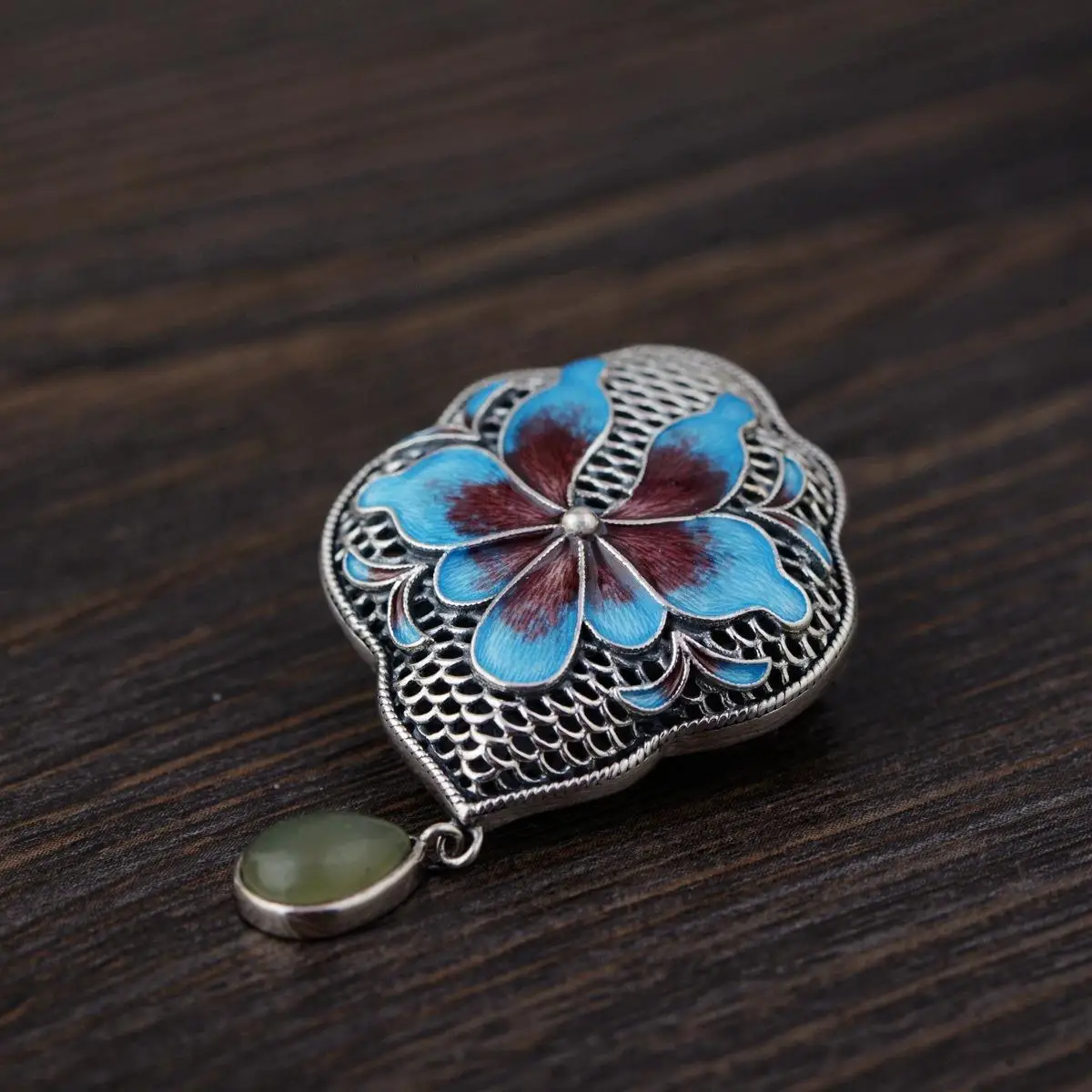 Женская серебряная брошь в этническом стиле подвеска из серебра S925 пробы с