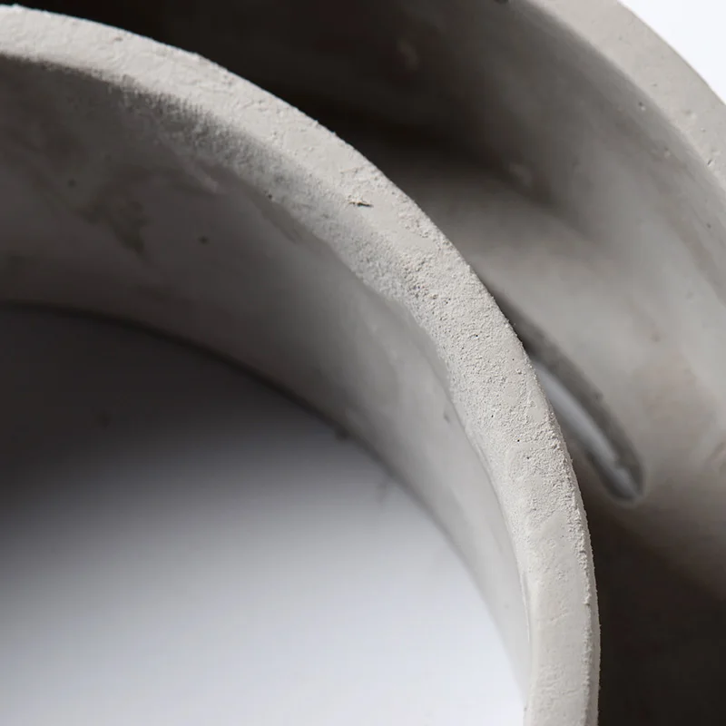 

Round Concrete Mold Handmae Planterns Cement Mould Desktop Decorative Tool