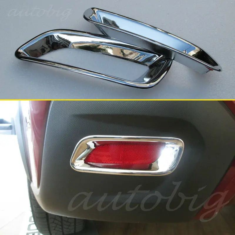 Хромированный задний противотуманный светильник для Subaru XV Crosstrek 2013 2014 2015 2016 2017