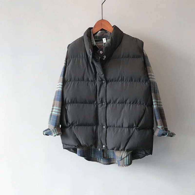 

2020 высокое качество женское осеннее теплое пальто без рукавов Модный Черный цвет жилет топы Chaleco Mujer Gilet Casaco Feminino