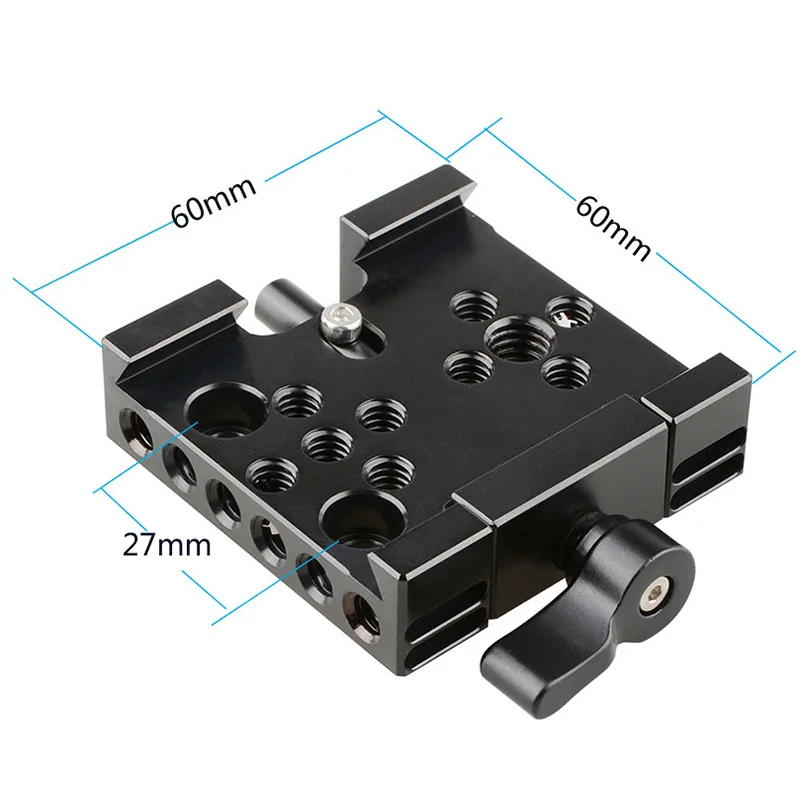 A Sliding Plate Baseplate with 1/4 inch3/8 inch Thread for Manfrotto Accessory Rig C2406 | Электроника