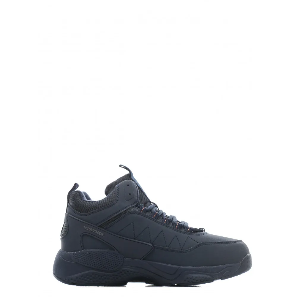 Мужская обувь PATROL ботинки осень зима искусственная кожа цвет синий подкл.