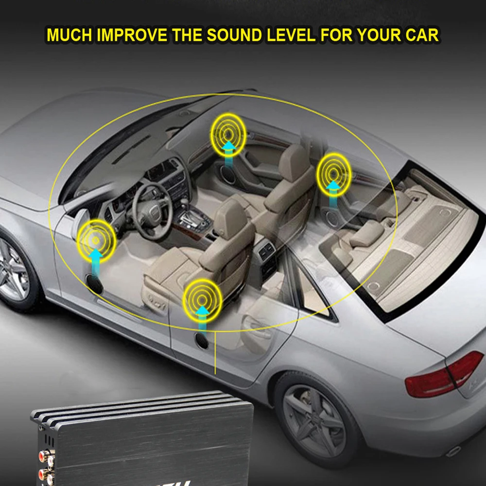Автомобильный аудио усилитель DSP с 31 диапазоном эквалайзера для Jeep Cherokee Renegade Wrangler