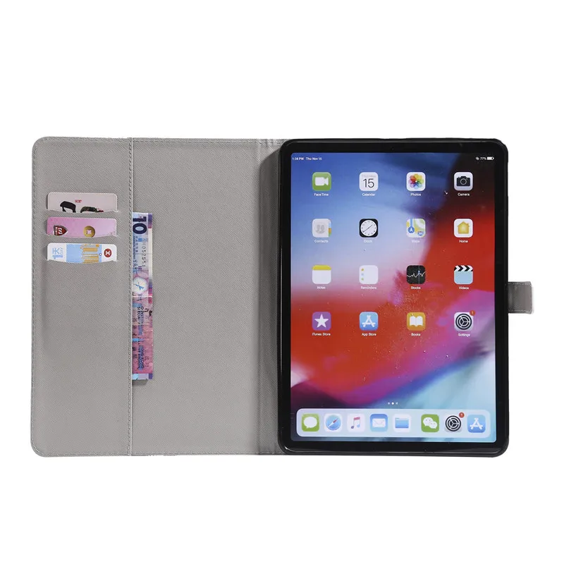 Wekays для Apple iPad Pro 11 дюймов 2018 Мультяшные бабочки Кожаные чехлы Чехол Coque новый