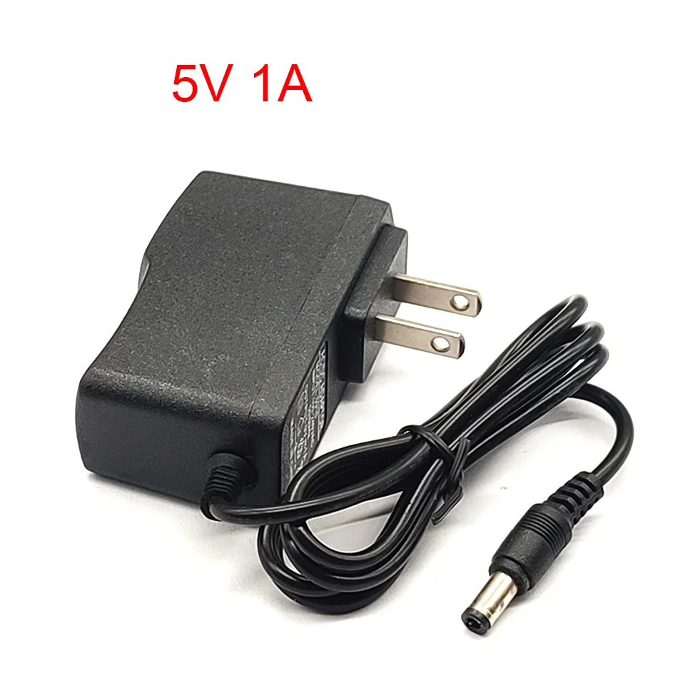 

AC/DC 5V1A Power Supply Adaptor 5V1A 1000mA Power Adapter Charger 5V 1A 1000mA DC 5.5 X 2.1mm