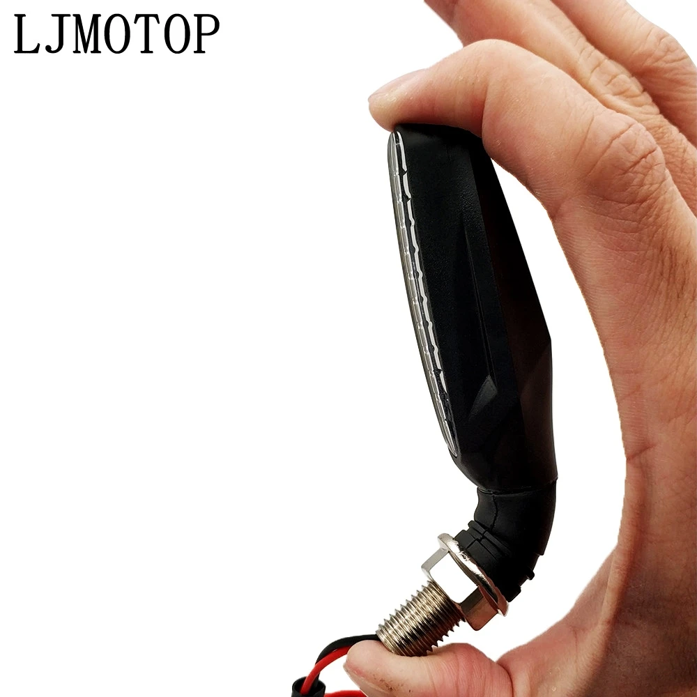 Светодиодный мотоцикл указатели поворота мигает сигнальная лампа аксессуары