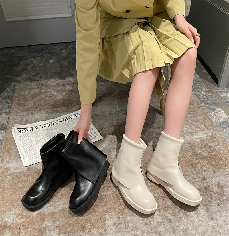 

2021 Explosive Model Legs and Thin God Boots, Fashionable Legs Essential Essential Pants Boots, Black Short Boots