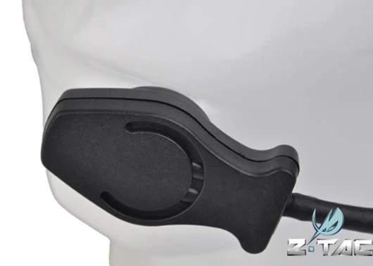 Z-TAC ZSordin Noise Reduction Headset Z111 BK And Walkie talkie PTT Z112 Combination