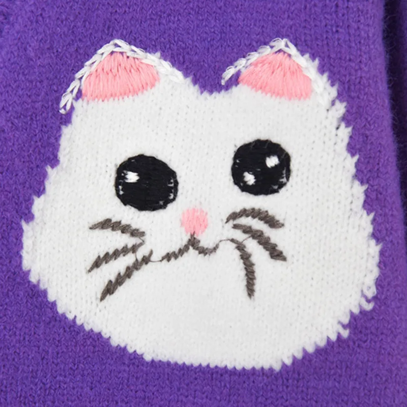 Женский Укороченный кардиган с V-образным вырезом трикотажный фиолетового цвета