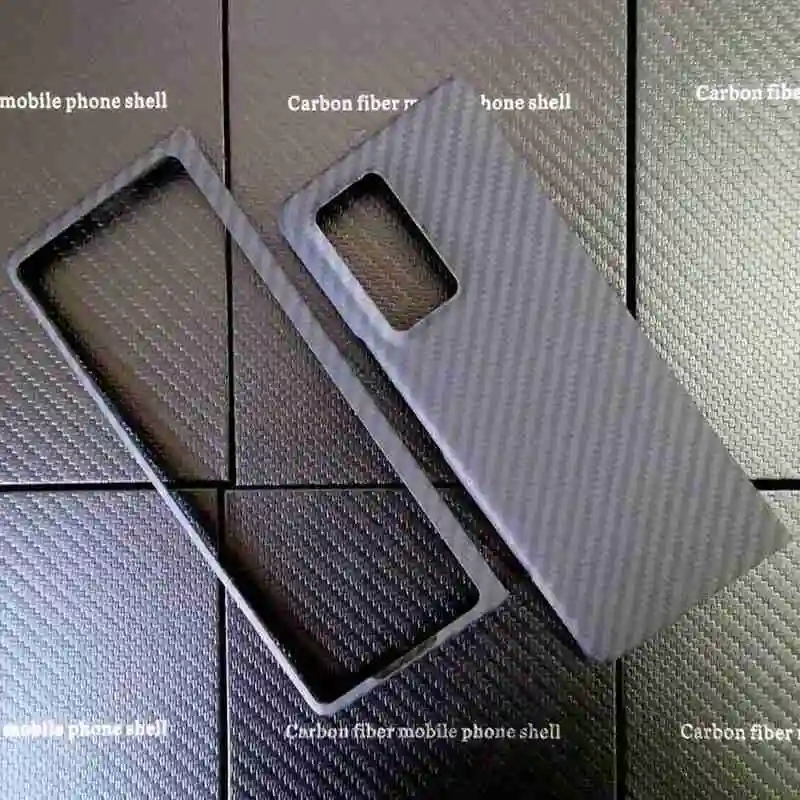 

for Samsung Galaxy Z Fold 2 5G Case Cenmaso Original Ultra Thin Real Carbon Holder Stand Back Bumper Cover for Samsung Z Fold2