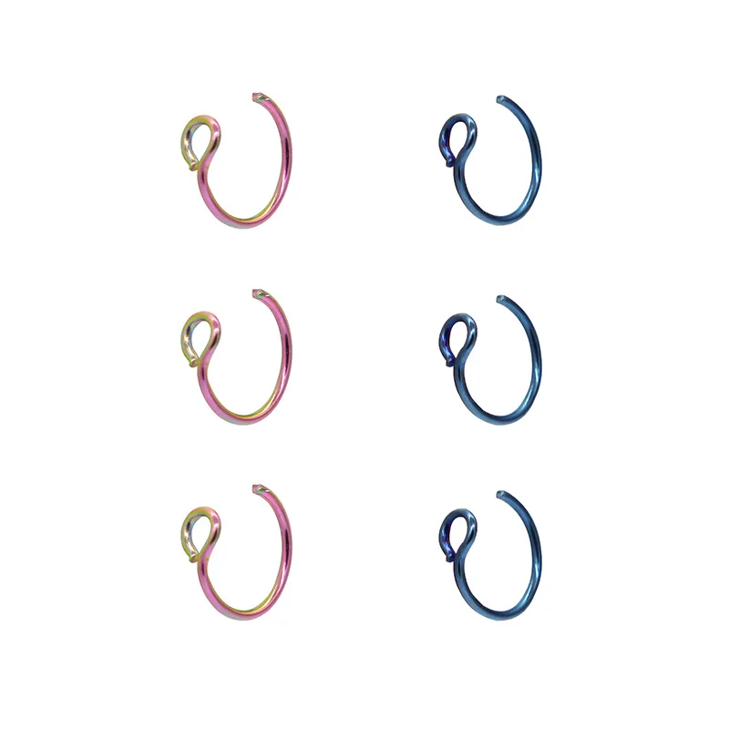 6 шт. кольца в нос имитация пирсинга пупка для женщин|Украшения тела| |