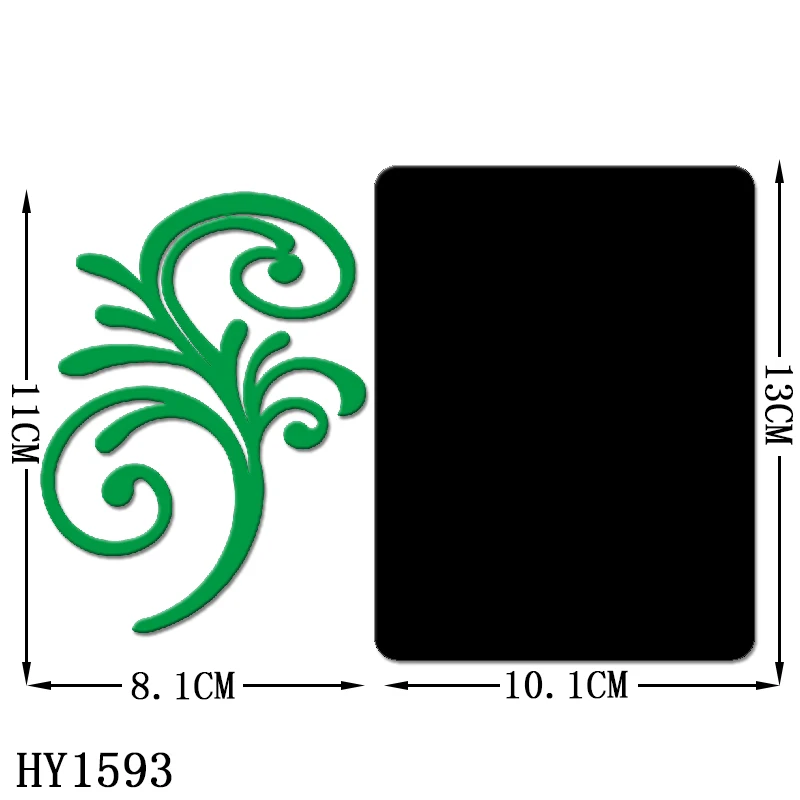 

Leaves Cutting Dies HY1593 Wooden Dies Suitable for Common Die Cutting Machines on the Market