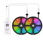 Пиксельная RGB светодиодная ленсветильник WS2812B, Управление по Wi-Fiудаленное управление музыкой, SP511E, двойной выход, умный голосовой контроллер через приложение, источник питания, 5 в постоянного тока