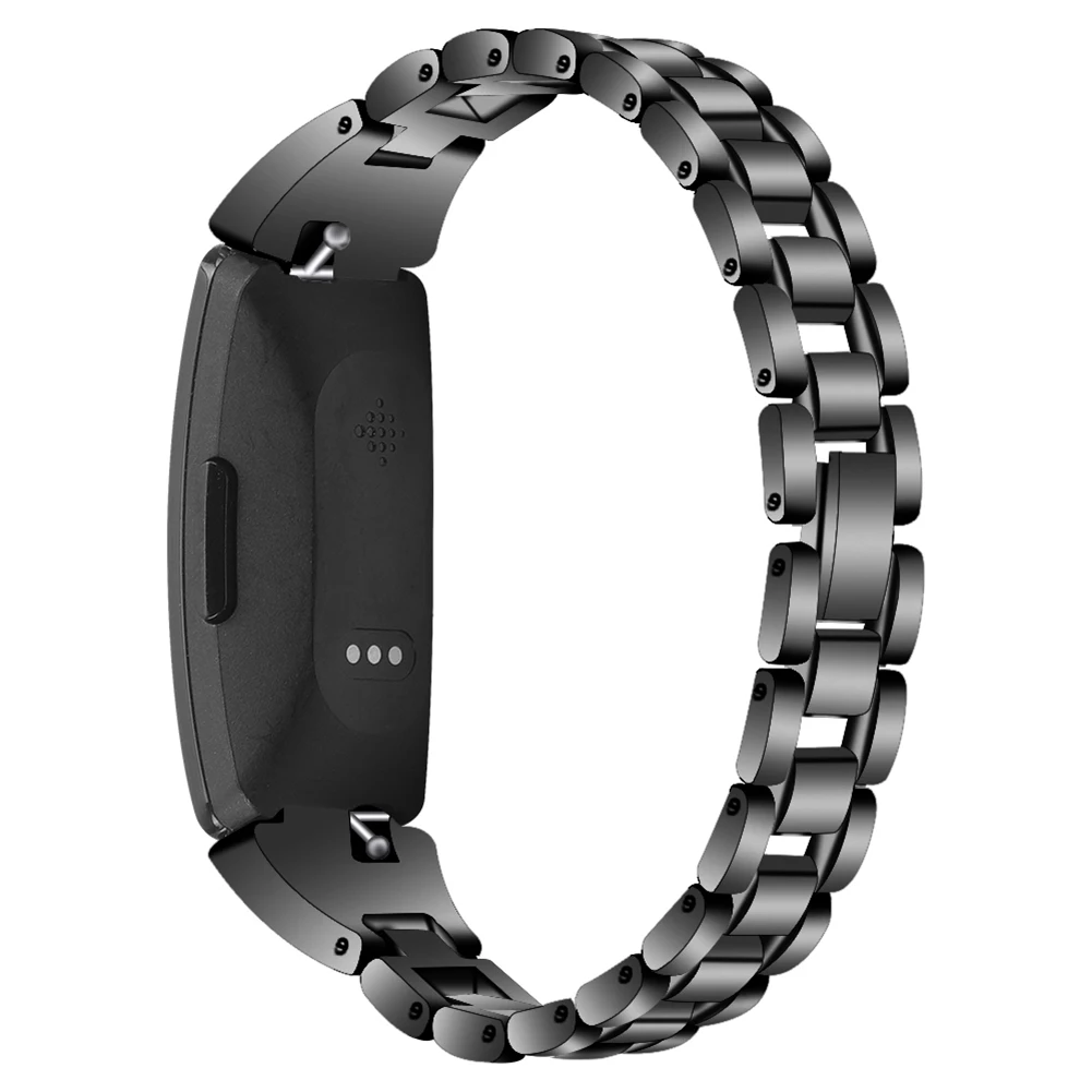 

Stainless Steel Rhinestone Watch Strap Replacement Wristband for Inspire G Watch VH99