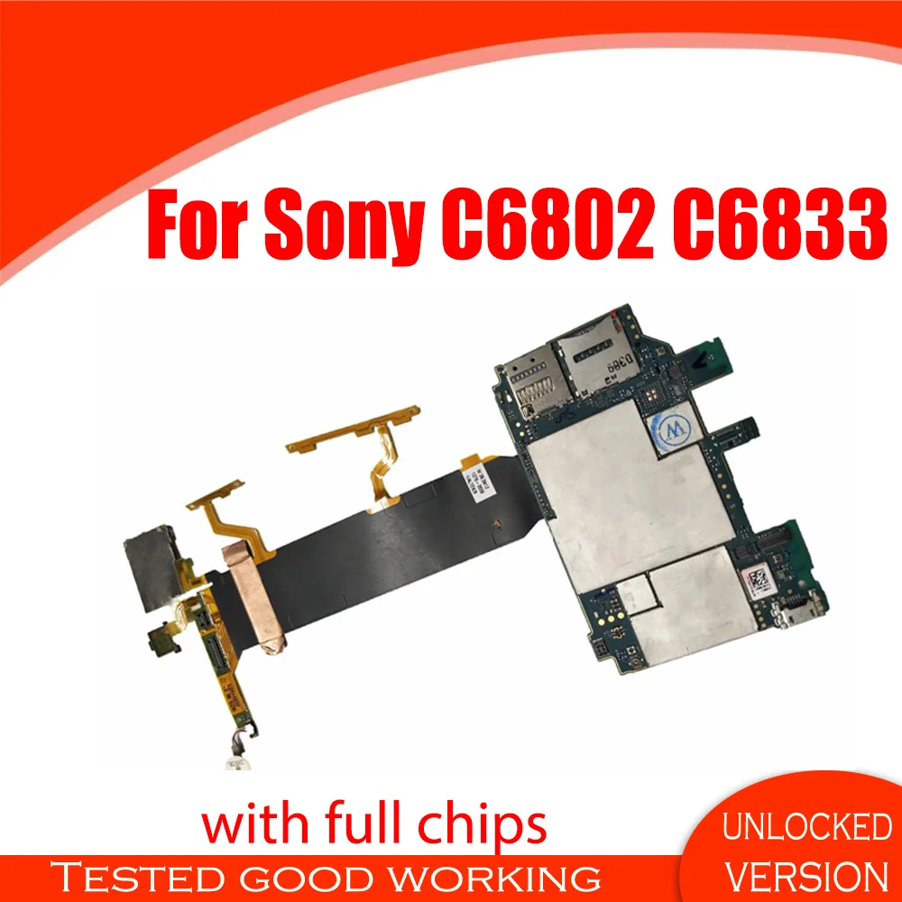 Материнская плата для Sony Xperia Z Ultra Xl39h C6802/C6803 C6833 разблокированная оригинальная