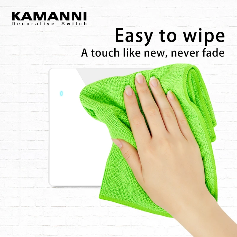 Kamanni выключатель света Белый настенный светильник с переключателем 1/2/3 банд ы 1/2