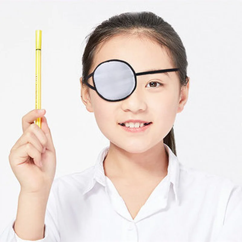 Патчи для глаз взрослых и детей шелковые мягкие затемненные астигматизм