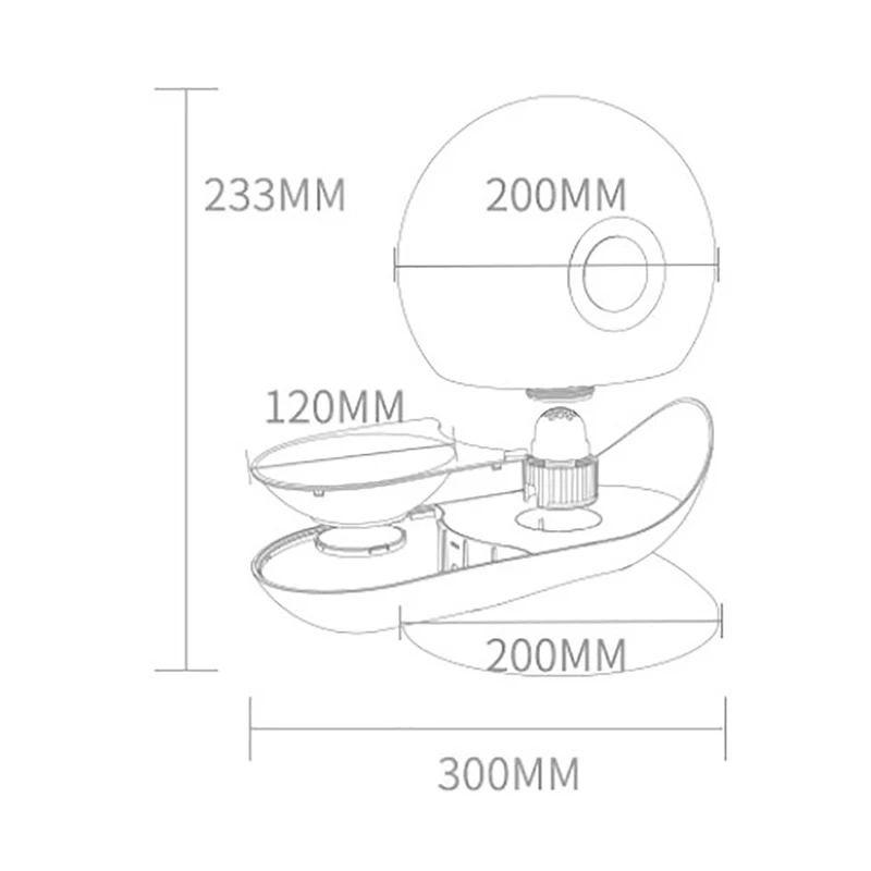 

Snails Bubble Automatic Cat Dog Water Bowl Fountain For Pet Water Dispenser Large Drinking Bowl Cat Drink No Electricity Product