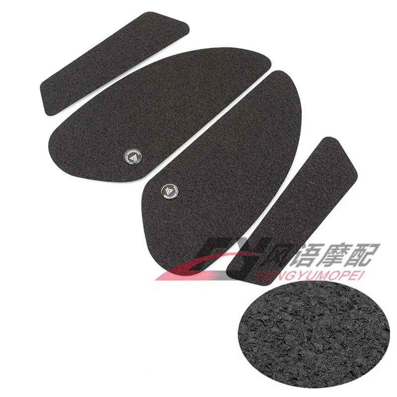 

Rubber Motorcycle Fuel Tank Grips Side Stickers Knee Grips Protectors Decal For Kawasaki H2 Tank Pad Moto Gas Tank Traction Pads