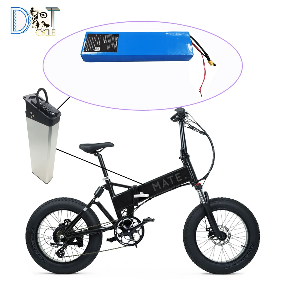 48V 17.5Ah Li-ion replacement battery pack for Denmark Mate X Ebike no case PVC battery pack images - 6