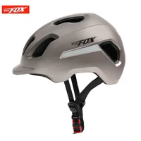 batfox street bike safety helmet in mold shell best urban commuter bicycle helmet for men women youth