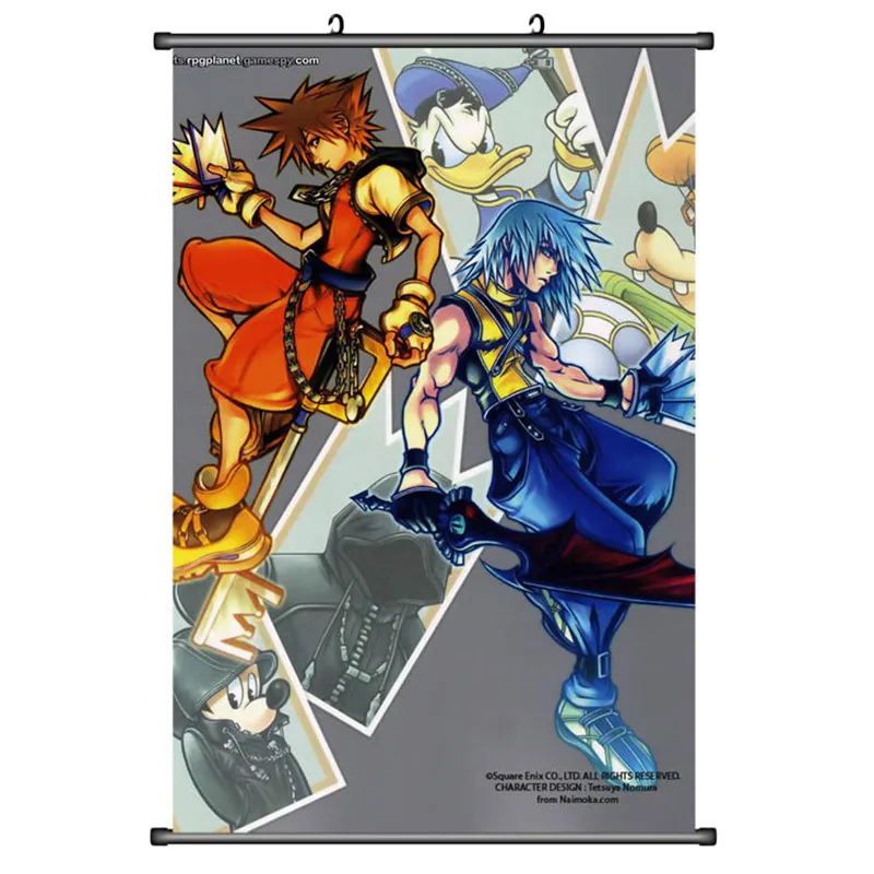 Японские декоративные картины аниме-игры Kingdom Hearts Sora &amp Riku Kairi Ventus Aqua домашний