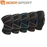 1pc sports kneepad men pressurized elastic cool fit quick dry knee pads support fitness gear patella knee pads brace protector