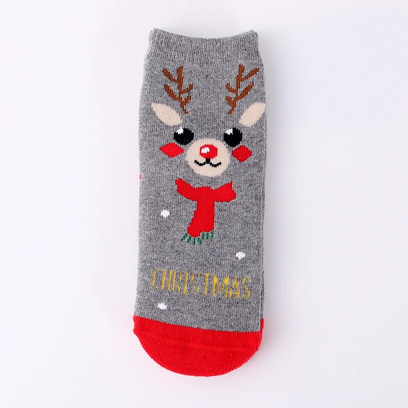 Calcetines con dibujos animados bonitos para ni&ntilde;os, calcet&iacute;n c&aacute;lido y grueso de felpa, 5 par/lote-2
