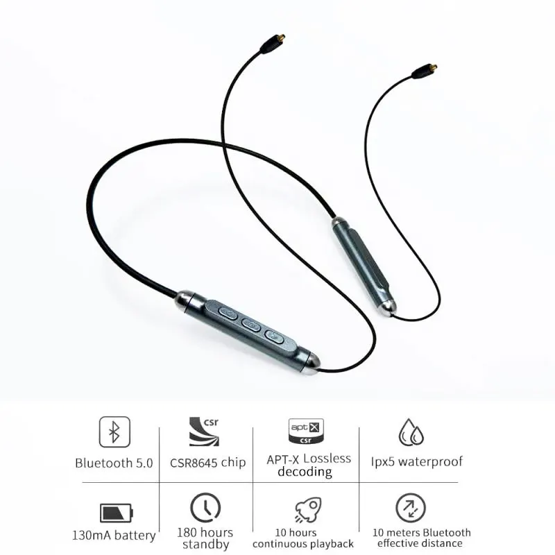 APTX Bluetooth 5 0 Hifi Улучшенная линия для наушников CSR8645 чип поддерживает AAC без потерь