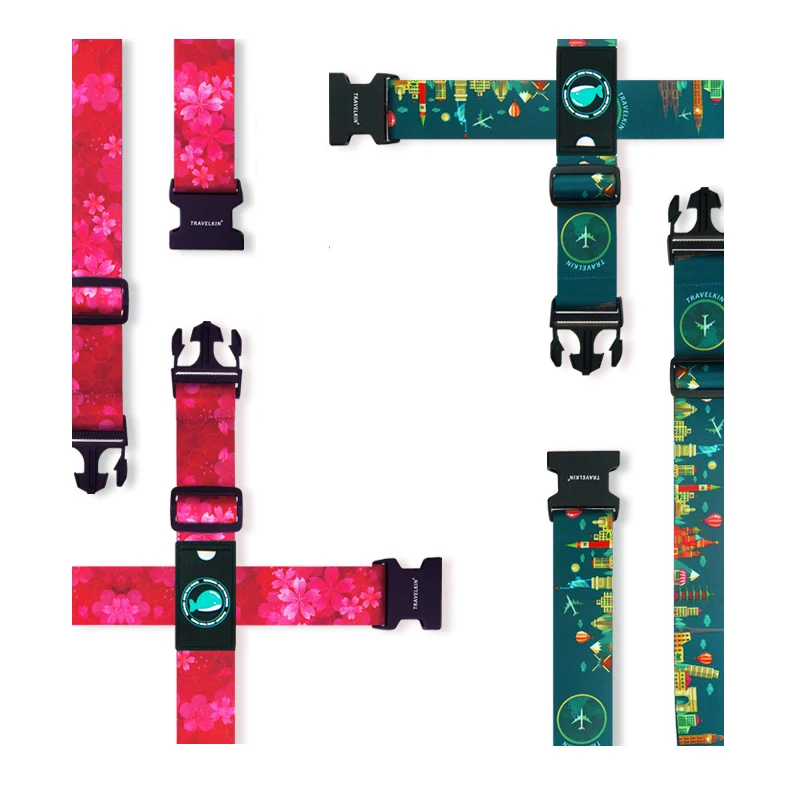

Luggage Straps Three digits password Cross belt adjustable Suitcase band Safety Bundle Luggage rope Straps travel accessorie