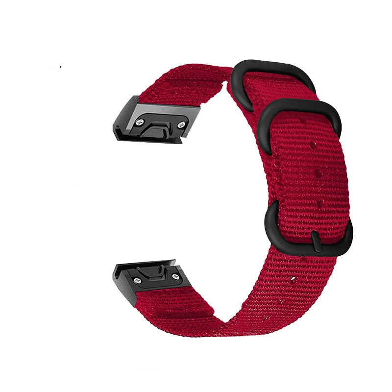 20 мм/22 мм/26 мм Одежда высшего качества ремешка для часов Garmin Fenix 6X 6/iPhone 6S смарт-часы