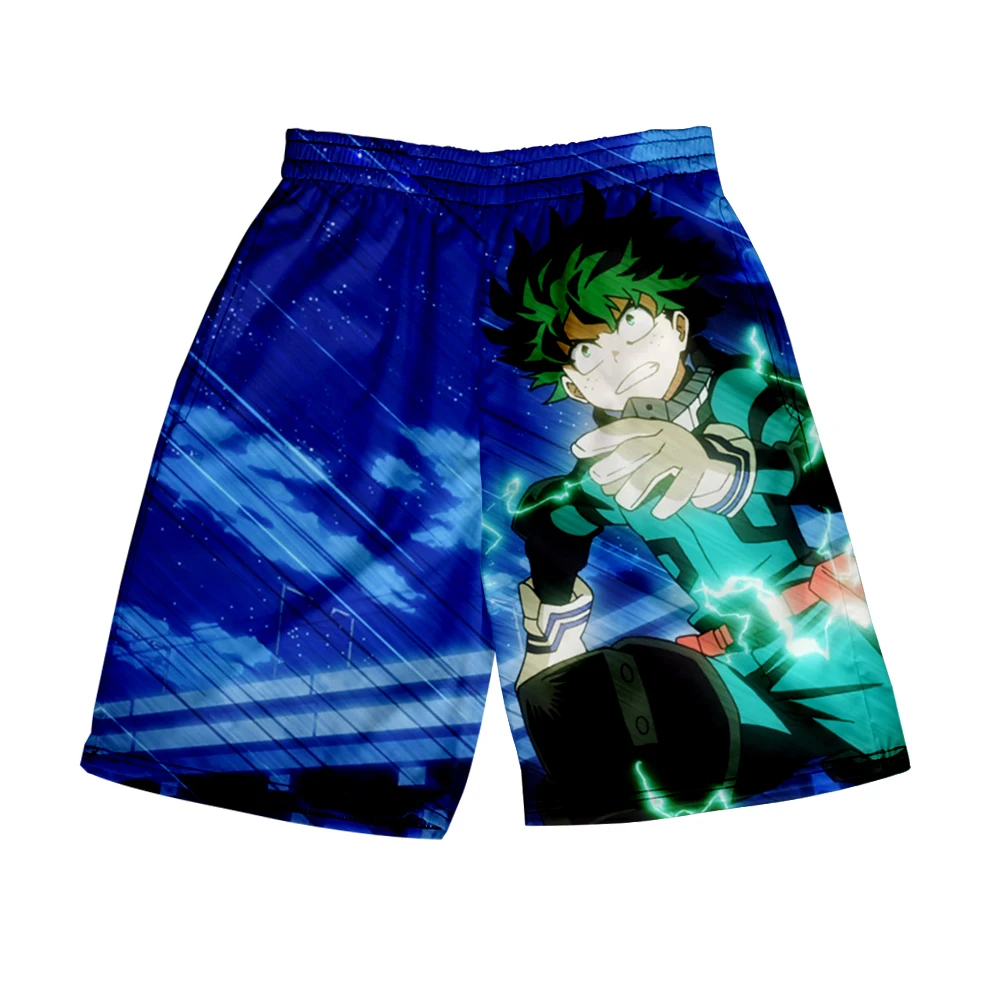 

My Hero Academia 3D Print Summer Holiday Women Men Elastic Waist Japan Streetwear Shorts Casual Streetwear Style Beach Shorts