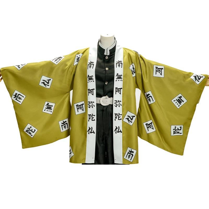 

Demon Slayer Kimetsu no Yaiba Agatsuma Zenitsu Kamado Tanjirou Tomioka Giyuu Himejima Kyoumei Cloak Haori Kimono Yukata Cosplay